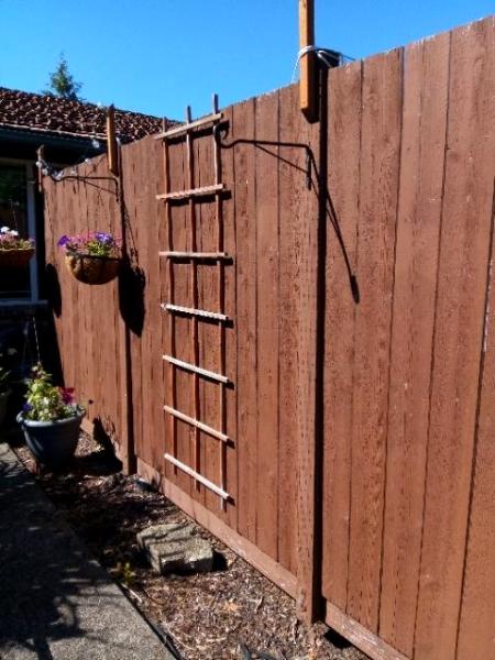 original brown fence 