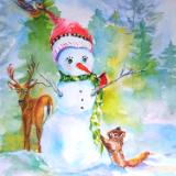 Winter wonder with neighbors