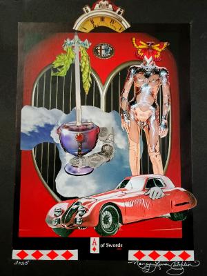 Collage - Ace of Swords - Metal theme for International Februllage challenge
