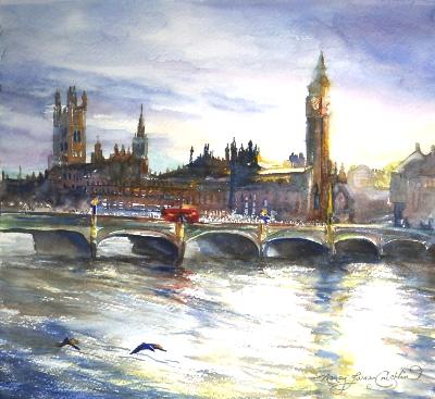 The Red Bus, London, Westminster Bridge